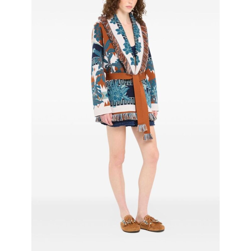 Alanui Women's Island Soul Wool Cardigan - Picture 3 of 5